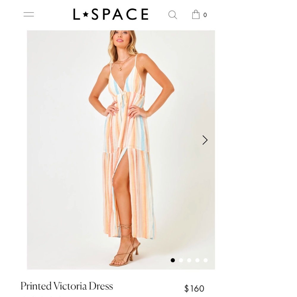 NWT Lspace Victoria maxi dress. Size medium